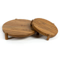 Peche Outdoor Tray Large-Natural Teak