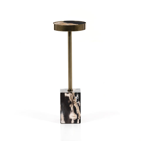 Bevin End Table - Dark Petrified Wood