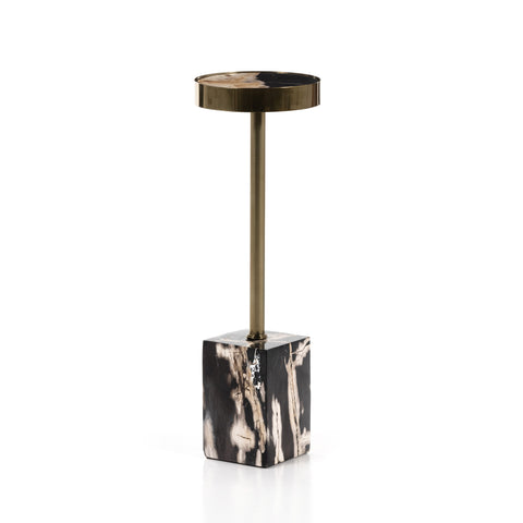 Bevin End Table - Dark Petrified Wood