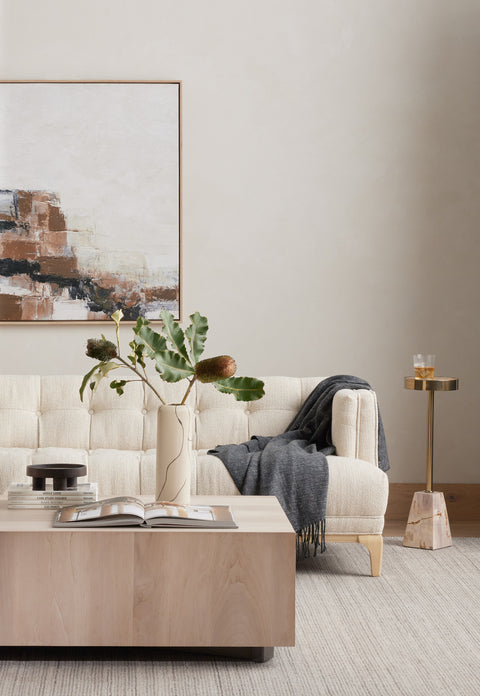 Galen End Table - Light Petrified Wood