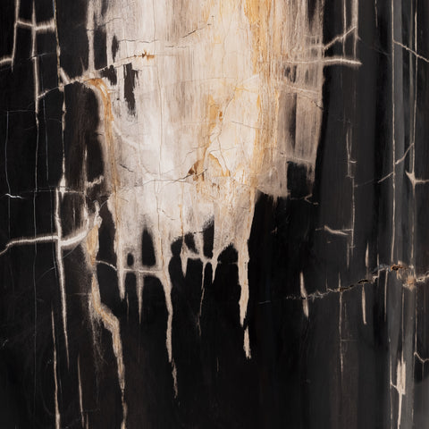 Kos End Table-Dark Petrified Wood