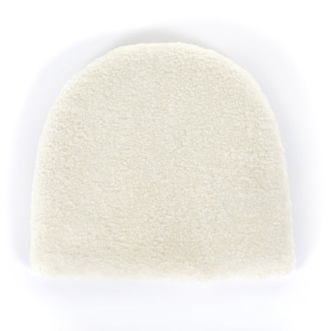 Seat Cushion-Cream Shorn Sheepskin