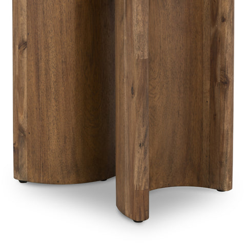 Paden End Table-Seasoned Brown Acacia