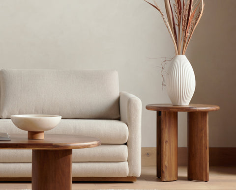 Paden End Table-Seasoned Brown Acacia