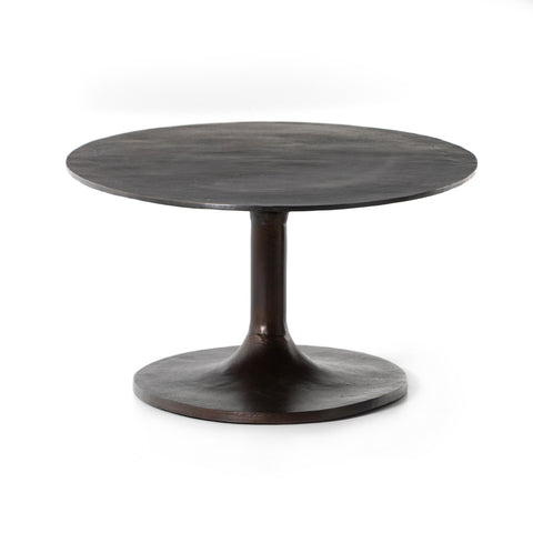 Simone Oval Coffee Table-Antique Rust