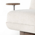 Bronwyn Swivel Chair W/ Marble Table-Knoll Natural