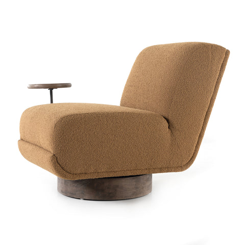 Bronwyn Swivel Chair w/ Natural Table-Copenhagen Amber