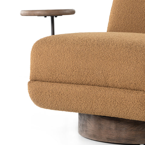 Bronwyn Swivel Chair w/ Natural Table-Copenhagen Amber