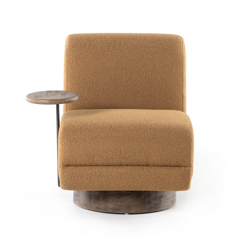 Bronwyn Swivel Chair w/ Natural Table-Copenhagen Amber