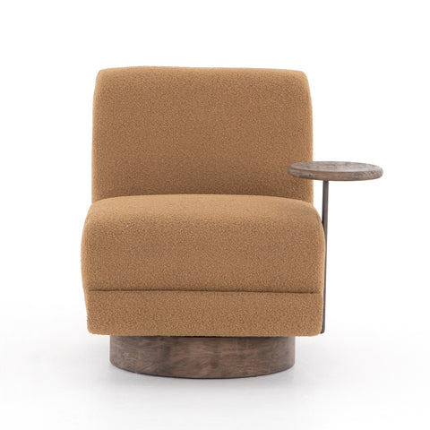 Bronwyn Swivel Chair w/ Natural Table-Copenhagen Amber