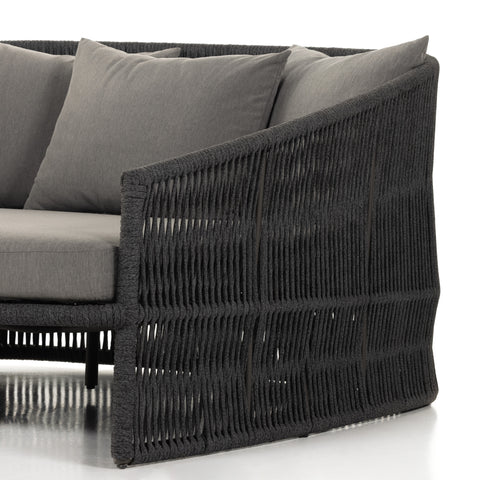 Porto Outdoor Day Bed - Venao Charcoal