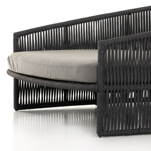 Porto Outdoor Day Bed - Venao Charcoal