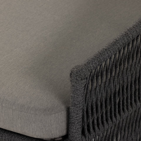 Porto Outdoor Day Bed - Venao Charcoal