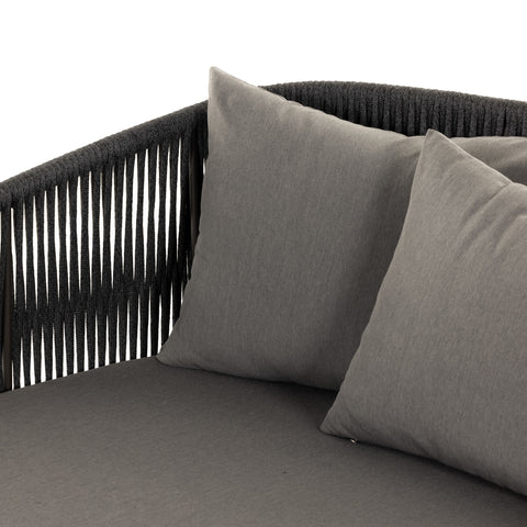 Porto Outdoor Day Bed - Venao Charcoal