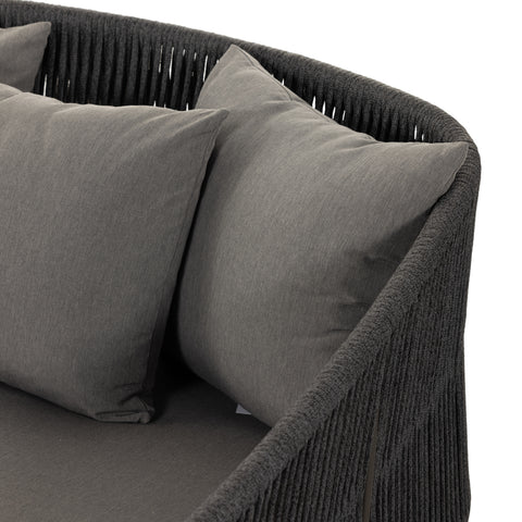 Porto Outdoor Day Bed - Venao Charcoal
