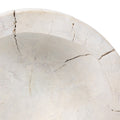 Large Turned Pedestal Bowl-Ivory