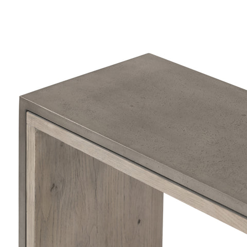 Faro Console Table-Dark Grey Concrete