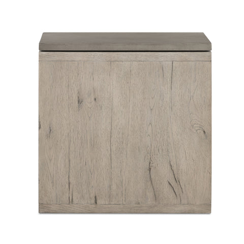 Faro End Table - Dark Grey Concrete