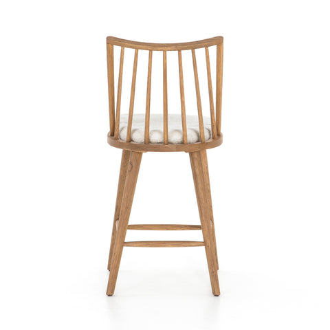 Lewis Windsor Counter Stool W Cs Cream -Sandy Oak