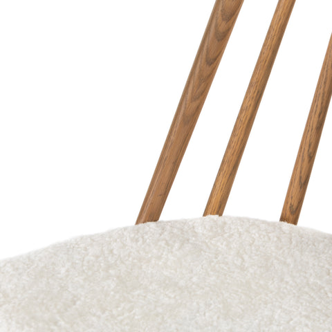 Lewis Windsor Counter Stool W Cs Cream -Sandy Oak