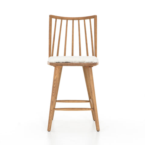 Lewis Windsor Counter Stool W Cs Cream -Sandy Oak
