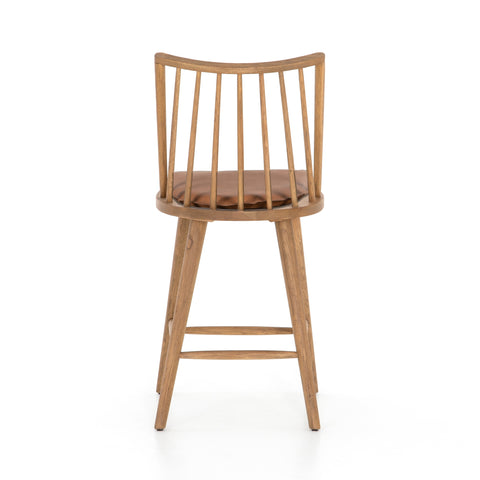 Lewis Windsor Counter Stool W Cs Whiskey-Sandy Oak