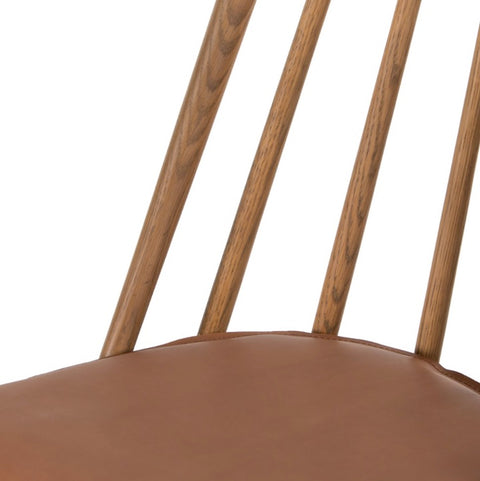 Lewis Windsor Counter Stool W Cs Whiskey-Sandy Oak