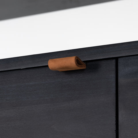 Trey Modular Wall-2 Bookcase-Desk-Black