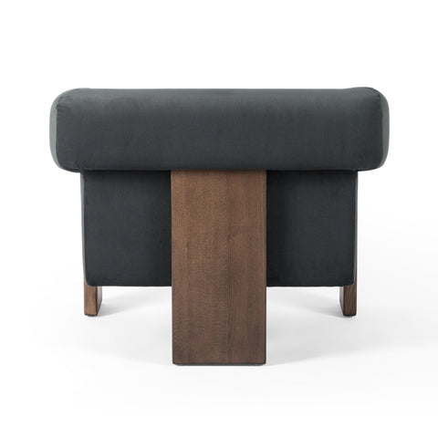 Cairo Chair - Modern Velvet Smoke