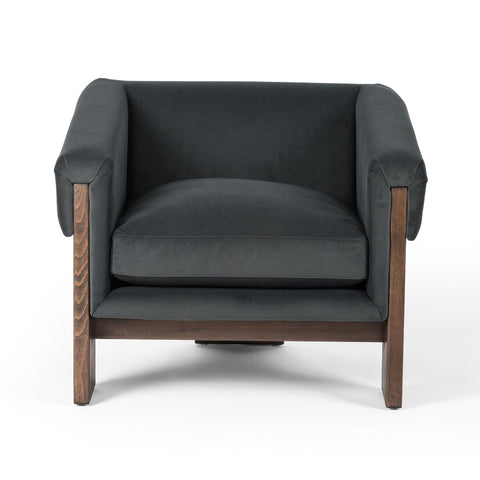 Cairo Chair - Modern Velvet Smoke