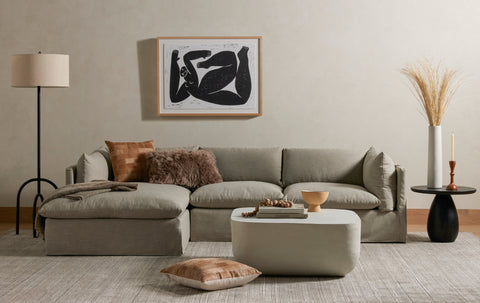 Basil Square Outdoor Coffee Table 35.5" - Matte White