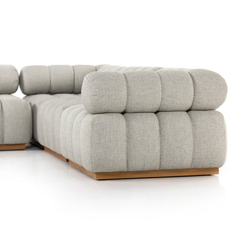 Roma Outdoor 5pc Sectional - Faye Ash