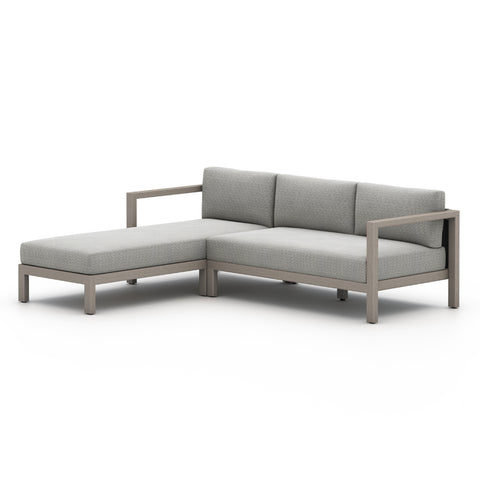 Sonoma 2-Pc LAF Outdoor Sectional-Grey/Faye Ash