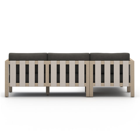Sonoma 2-Pc LAF Outdoor Sectional-Brown/Charcoal