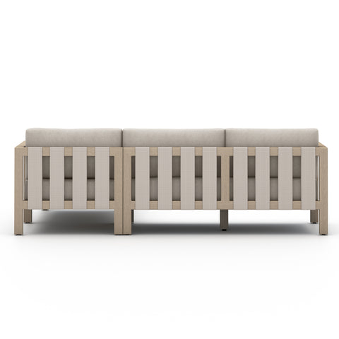 Sonoma 2-Pc RAF Outdoor Sectional-Brown/Grey Stone