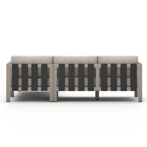 Sonoma 2-Pc RAF Outdoor Sectional-Grey/Stone Grey
