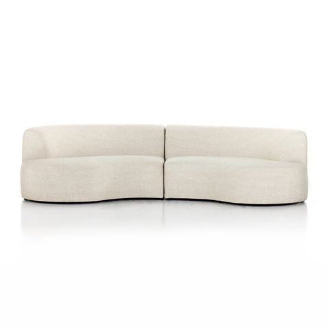 Opal 2Pc Outdoor Curved Sectional-Faye Sand