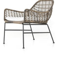 Bandera Outdoor Woven Club Chair W/Cushion-Grey