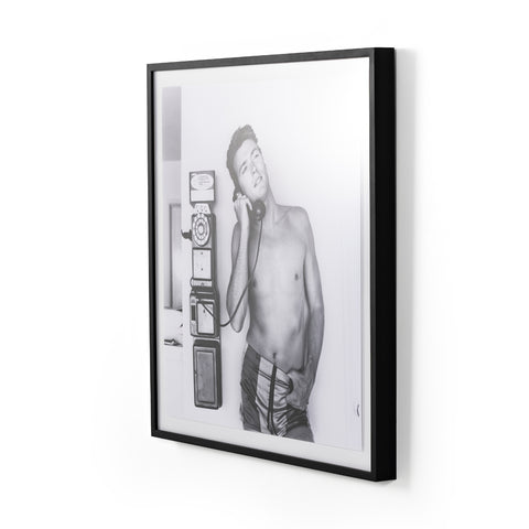 Clint Eastwood Takes A Call By Getty - 40x40"