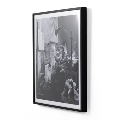 Salvador Dali In Studio I By Getty Image-30x30"