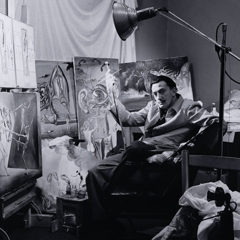 Salvador Dali In Studio I by Getty Images - 24x24"