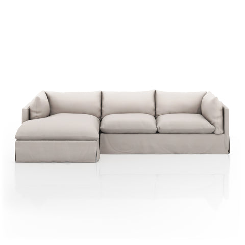 Habitat 2Pc LAF Slipcover Sectional-115''-Bennett Moon