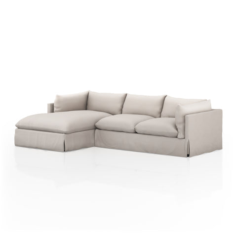 Habitat 2Pc LAF Slipcover Sectional-115''-Bennett Moon