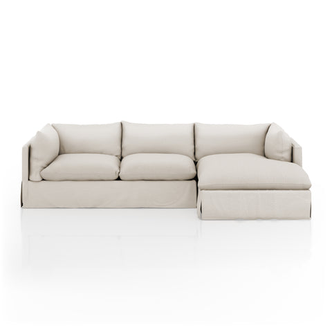 Habitat 2Pc RAF Slipcover Sectional-115''-Valley Nimbus