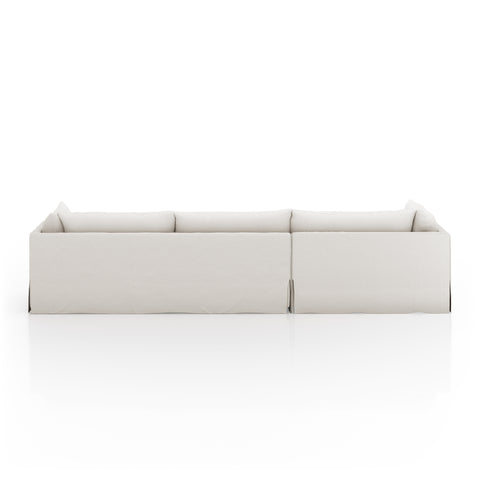 Habitat 2Pc LAF Slipcover Sectional-133''- Valley Nimbus