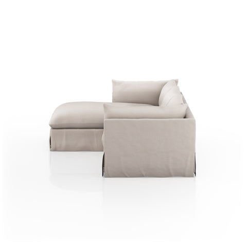 Habitat 2Pc LAF Slipcover Sectional-133''- Bennett Moon