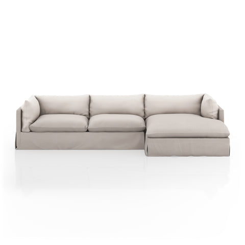 Habitat 2Pc RAF Slipcover Sectional-133''- Bennett Moon