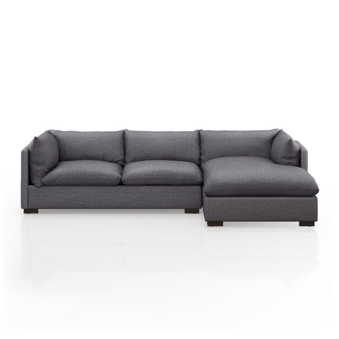 Westwood  2Pc RAF Sectional-112''-Charcoal