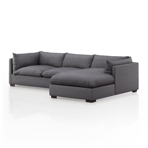 Westwood  2Pc RAF Sectional-112''-Charcoal