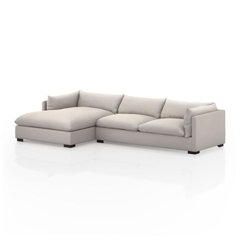 Westwood 2Pc LAF Sectional-131"-Moon